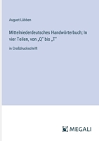 Mittelniederdeutsches Handwörterbuch; In vier Teilen, von "Q" bis "T": in Großdruckschrift (German Edition) 3387081405 Book Cover