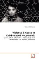 Violence & Abuse in Child-headed Households 3639378563 Book Cover