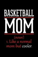 Basketball Mom Notebook: Graph Paper Notebook with 120 pages 6x9 perfect as math book, sketchbook, workbook and diary Funny Gift for Basketball Fans and Coaches 1677240822 Book Cover
