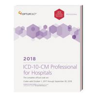 ICD-10-CM Professional for Hospitals 2018 (Softbound) With Guidelines 1622543971 Book Cover