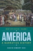 America: A Narrative History 0393882535 Book Cover
