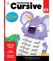 Handwriting: Cursive Workbook 1483816435 Book Cover