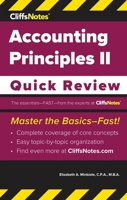 CliffsNotes Accounting Principles II: Quick Review 1957671394 Book Cover