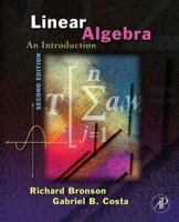 Linear Algebra: An Introduction 0121352455 Book Cover