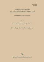 Untersuchungen Uber Das Drehschlagbohren 3663038246 Book Cover