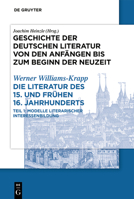 Die Literatur des 15. und Fr?hen 16. Jahrhunderts : Teil 1: Modelle Literarischer Interessenbildung 3484107065 Book Cover