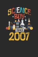 Science Boy Since 2007: Graph Paper Notebook - Scientist, Student And Teacher Gift Idea 1692774050 Book Cover