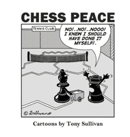 Chess Peace: Cartoons by Tony Sullivan 0646804898 Book Cover