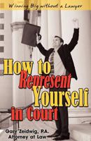 How to Represent Yourself in Court 0936977000 Book Cover