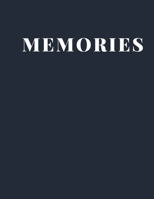 Memories: memories, couple, book, notebook, travel, places, log, dairy B083XRY836 Book Cover