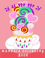 Mandala Colouring Book: adult colouring books, fruits, ice cream, cake,26 designs/adult colouring books flowers/easy mandalas colouring book, B08D4VPWGH Book Cover