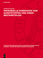Mikrobielle Korrosion Von Kunststoffen Und Ihren Bestandteilen 3112742486 Book Cover