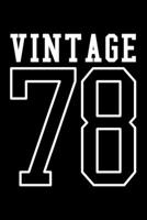 Vintage: Dot Grid Journal, Diary, Notebook, 6x9 inches with 120 Pages. 1708191208 Book Cover