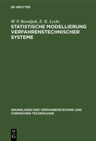 Statistische Modellierung Verfahrenstechnischer Systeme 3112577493 Book Cover