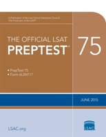 The Official LSAT PrepTest 75: 0990718697 Book Cover