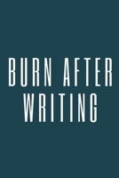 burn after writing: burn after writing book B0849VZBDR Book Cover