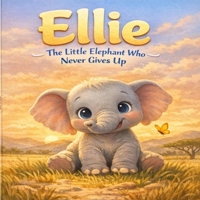 Ellie The Little Elephant Who Never Gives Up: A Heartwarming Story About Courage, Determination, and Never Giving Up | For Ages 3-5 B0HDKSKJN5 Book Cover