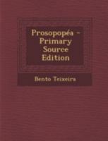 Prosopopeia 1512370657 Book Cover