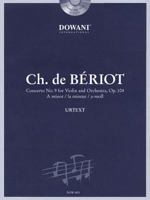 Beriot: Concerto No. 9 for Violin and Orchestra, Op. 104 in A Minor 3905476444 Book Cover