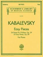 Easy Pieces: 24 Pieces for Children, Op. 39 35 Easy Pieces, Op. 89 0793589304 Book Cover