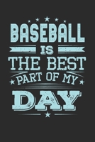 Baseball Is The Best Part Of My Day: Funny Cool Baseball Journal | Notebook | Workbook  Diary | Planner-6x9 - 120 College Ruled Lined Paper Pages  - ... Players,Teams, Fans, Coaches, Enthusiasts 1701413795 Book Cover