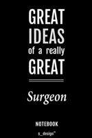 Notebook for Surgeons / Surgeon: awesome handy Note Book [120 blank lined ruled pages] 1700617141 Book Cover