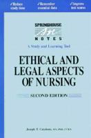 Ethical and Legal Aspects of Nursing (2nd ed) 0874347432 Book Cover