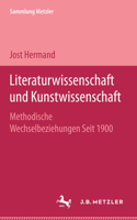 Literaturwissenschaft Und Kunstwissenschaft: Methodische Wechselbeziehungen Seit 1900 3476991040 Book Cover