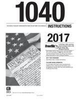 1040 Instructions 2017 1984172301 Book Cover