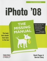 iPhoto 08: The Missing Manual 0596516185 Book Cover