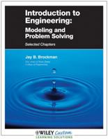 Introduction to Engineering: Modeling and Problem Solving 0470941618 Book Cover