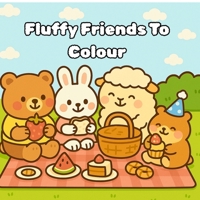 Fluffy Friends To Colour: Colouring Book for Early Learners B0FJ1XSNPS Book Cover