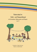Notenrätsel im Violin- und Bassschlüssel: mit Vorzeichen, Notenwerten und Pausen - Level 4 3756883124 Book Cover