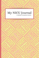 My NICU Journal: 120 Lined Pages - 6 x 9 (Journal, Notebook, Composition Book, Writing Pad) - Neonatal Intensive Care Unit Mindfulness and Gratitude Journal For Parents/Family, Twist Pink and Yellow 1670054284 Book Cover