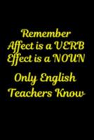 Only English Teachers Know: English Teacher Appreciation Gift Suitable for Teacher Appreciation Week and True Inspiration For Any Educator 1692288172 Book Cover