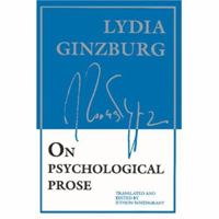 On Psychological Prose 0691015139 Book Cover