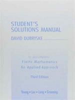 Finite Mathematics: Applied Approach 067399600X Book Cover