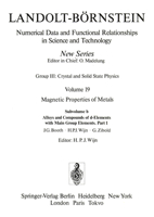 Alloys and Compounds of d-Elements with Main Group Elements. / Legierungen und Verbindungen von d-Elementen mit Elementen der Hauptgruppen.: Part 1 / Teil 1 3540170944 Book Cover