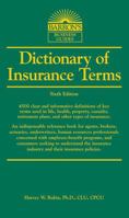 Dictionary of Insurance Terms 0812046323 Book Cover