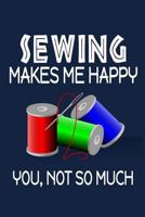 Sewing Makes Me Happy, You, Not So Much 1720042799 Book Cover