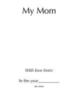 Day Prep My Mom 1543276474 Book Cover