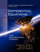 Differential Equations With Boundary-Value Problems: Student Resource and Solutions Manual for Zill and Cullen's 0534418880 Book Cover