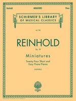 Miniatures, Op. 39: Schirmer Library of Classics Volume 700 Piano Solo 0793572851 Book Cover