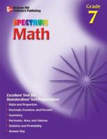 Spectrum Math, Grade 7 1561899070 Book Cover