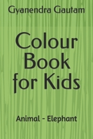 Colour Book for Kids: Animal - Elephant B09SNXNY9G Book Cover