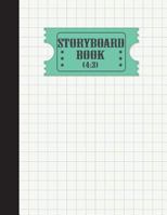 Storyboard Book: Large Print - 4:3 (108 Pages) - 3 Panel withs Narration Lines - Academy Standard NTSC Television, The Industry Standard for Storyboard Sketchbooks(Vol.2): Storyboard Book 1974613747 Book Cover