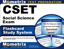 CSET Social Science Exam Flashcard Study System: CSET Test Practice Questions & Review for the California Subject Examinations for Teachers 1609715802 Book Cover