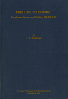 Prelude to Empire (University Museum Monograph) 0934718628 Book Cover