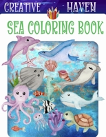 Creative Haven Sea Coloring Book: Creative Haven Spectacular Sea Life Designs Coloring Book (Creative Haven Coloring Books) by Harry M.Wolf B09S9JBQHY Book Cover