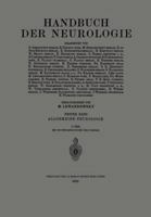 Handbuch Der Neurologie: Erster Band: Allgemeine Neurologie 3662342766 Book Cover